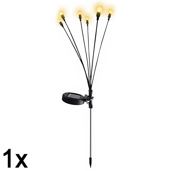 1x Solarna girlanda świetlna z 6 żarówkami LED | SOMPEX