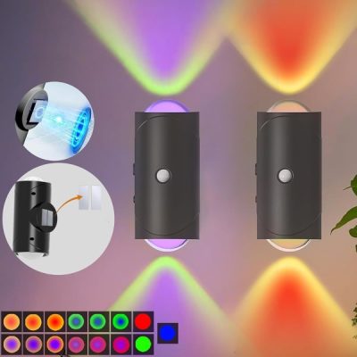 Inteligentne kinkiety z czujnikiem ruchu (2 szt.) | AURAWALL