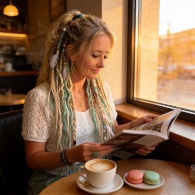 Elastyczne przedłużenie kucyka z dredami | DREDLAND